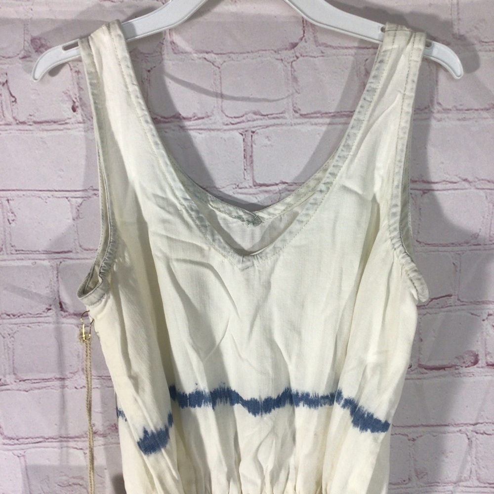Chelsea & Violet Girls Blue and White Tie Dye Dress - Size 12 - Picture 5 of 10